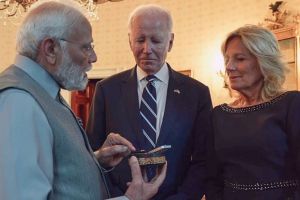 Image of Jill Biden, PM Modi