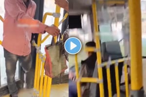 Passenger's leg gets stuck in the door driver did not stop the bus