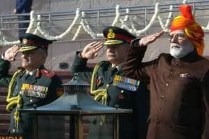 Pm narendra Modi at national army memorial