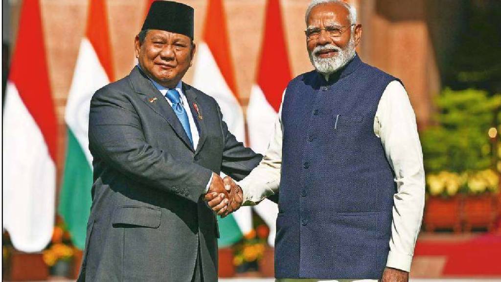 Prabowo Subianto and Narendra Modi