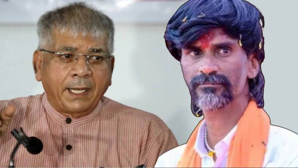 Prakash Ambedkar slams Manoj Jarange Patil