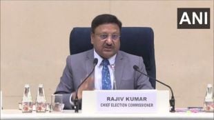 Image of ECI Chief Rajiv Kumar