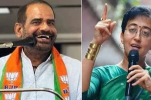 Ramesh Bidhuri vs cm atishi marlena