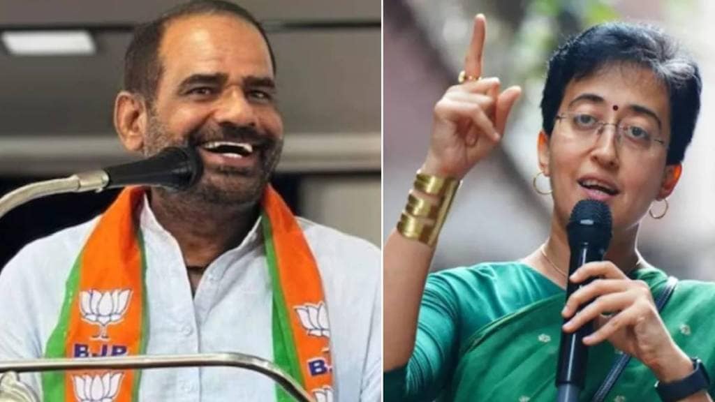 Ramesh Bidhuri vs cm atishi marlena