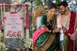 Shivani Sonar & Ambar Ganpule Wedding First Photo