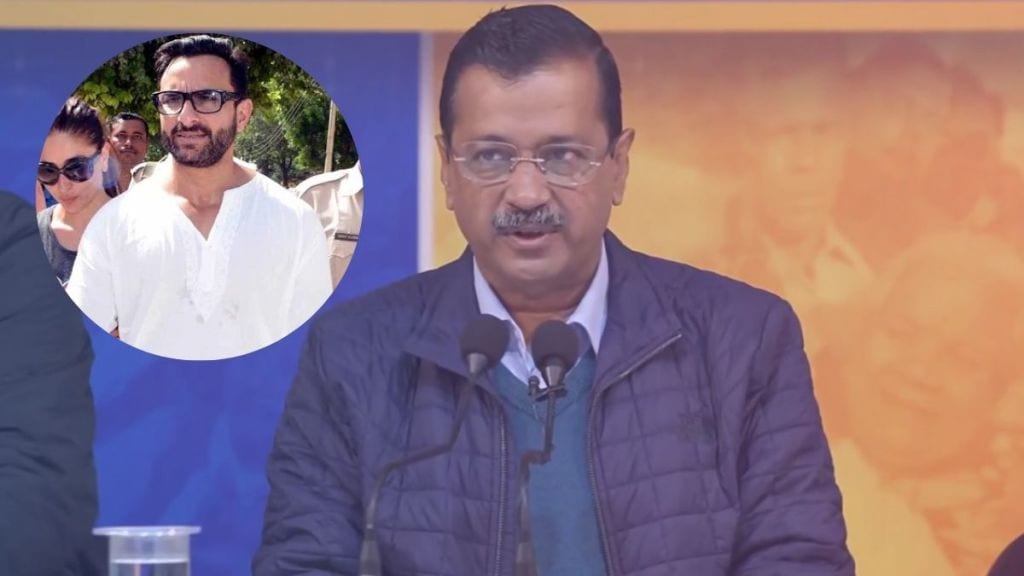 Saif Ali Khan And Arvind Kejriwal