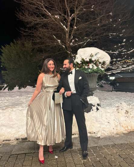 Kapoor enjoys Switzerland vacations with husband saif ali khan