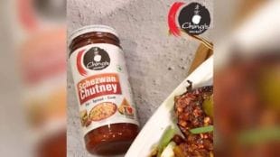 Image of Dabur's Schezwan Chutney packaging