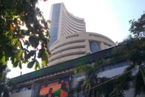 What caused the Sensex to fall by 824 points