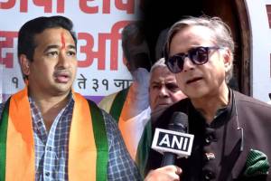 Shashi Tharoor on Nitesh Rane