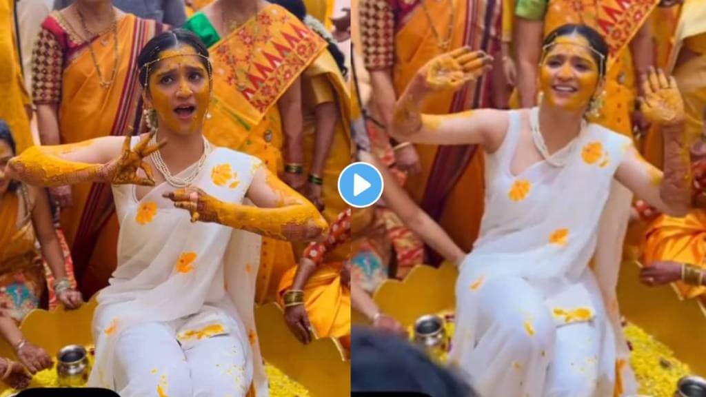 Marathi actress Shivani Sonar Dance on Ajay Atul Song Bring it on Watch video