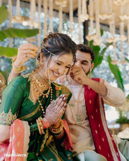 Shivani Sonar Ambar Ganpule Mehndi Ceremony