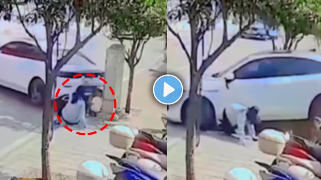 Shocking video of car took reverse leads to little boy accident mother panicked