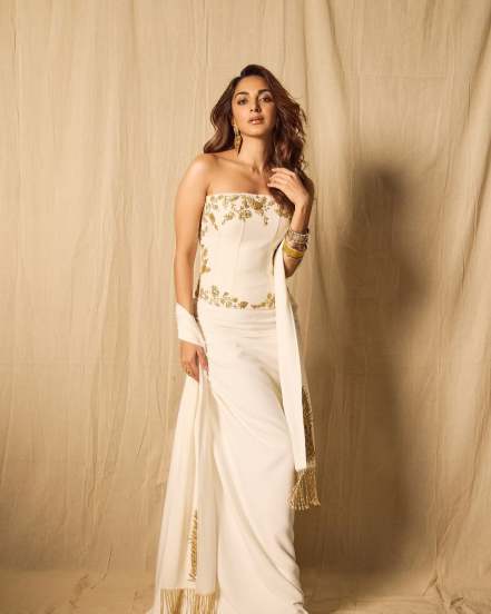 Kiara Advani shares alluring pictures in white dress on social media