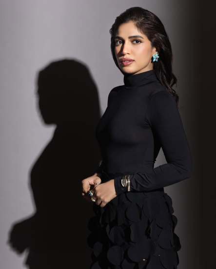 Bhumi Pednekar Styles in Unique black skirt from waste shares pictures on social media