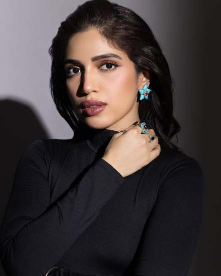 Bhumi Pednekar Styles in Unique black skirt from waste shares pictures on social media