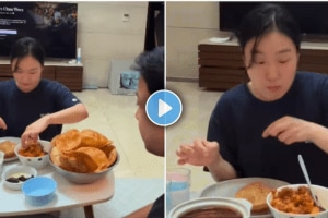 Korean woman's reaction after tasting aloo poori has 25 million views