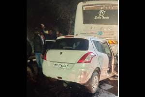 Pune Mumbai Bangalore bypass road accident news update in marathi