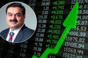 adani group stocks gains