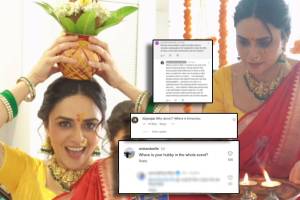 amruta khanvilkar slams netizen who is asking about her husband