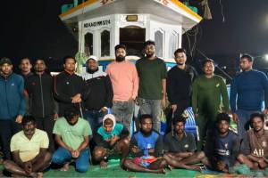 infiltrating boat seized by fisheries department with the help of local fisherman