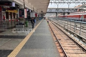 CSMT railway station platform