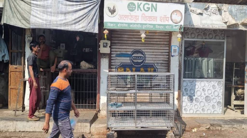 Thane Municipal Corporation has issued a notice to shopkeepers in Kopri to keep chicken and mutton shops closed till February 5