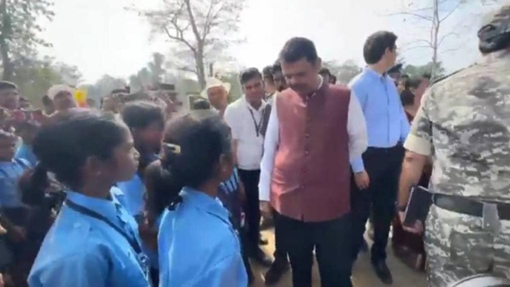 cm devendra fadnavis on tour of naxal affected gadchiroli