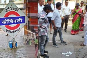 kdmc draw 150 meter boundary line for hawkers in dombivli east railway