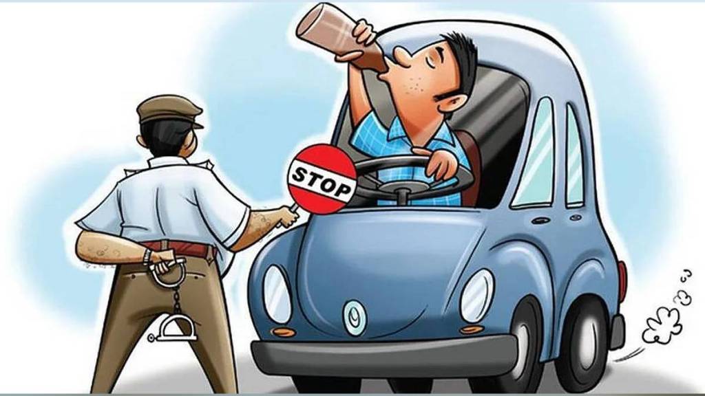 Action taken against 311 drunk drivers on the night of December 31 thane news