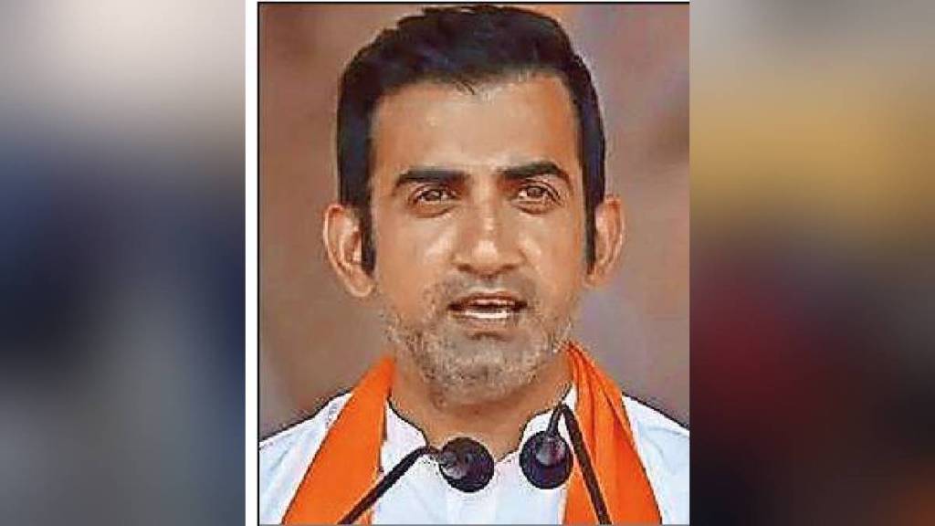 Loksatta anvyarth Gautam Gambhir India lose in Test series