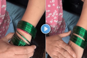 How to remove glass bangles from hands trick to remove bangles video viral on social media