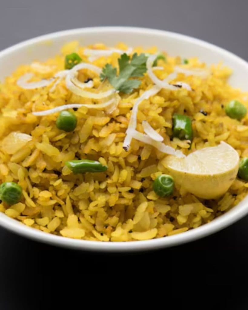 Oil Free Poha Recipe