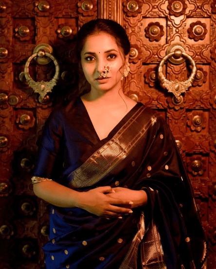 Sayali Sanjeev, Sayali Sanjeev paithani saree look