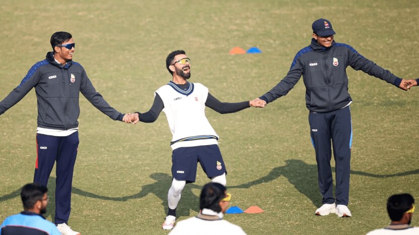 Virat Kohli Practice Session With Delhi Ranji Trophy Team