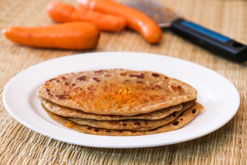 Carrot Parathas