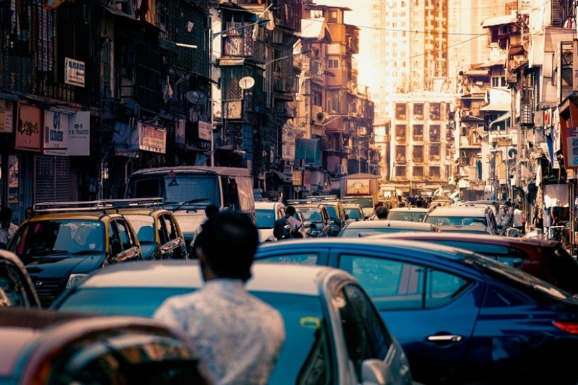 China traffic jam 100 km