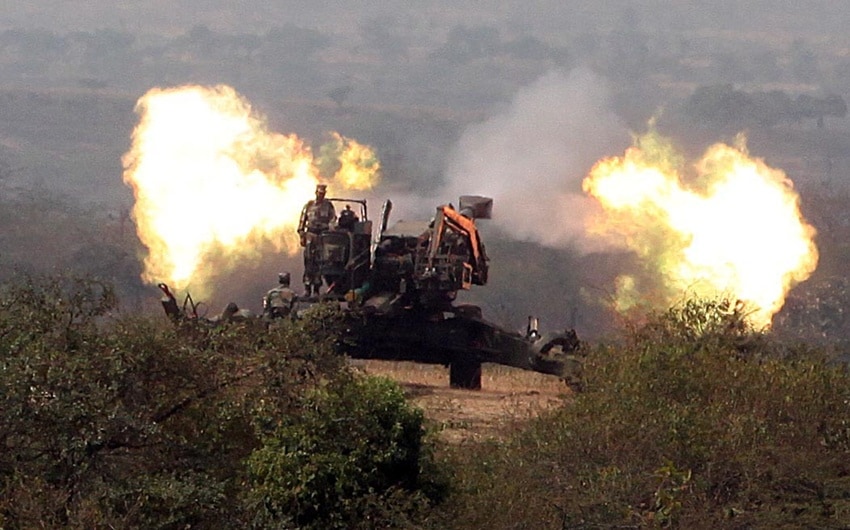 Indian Army modern artillery weapons