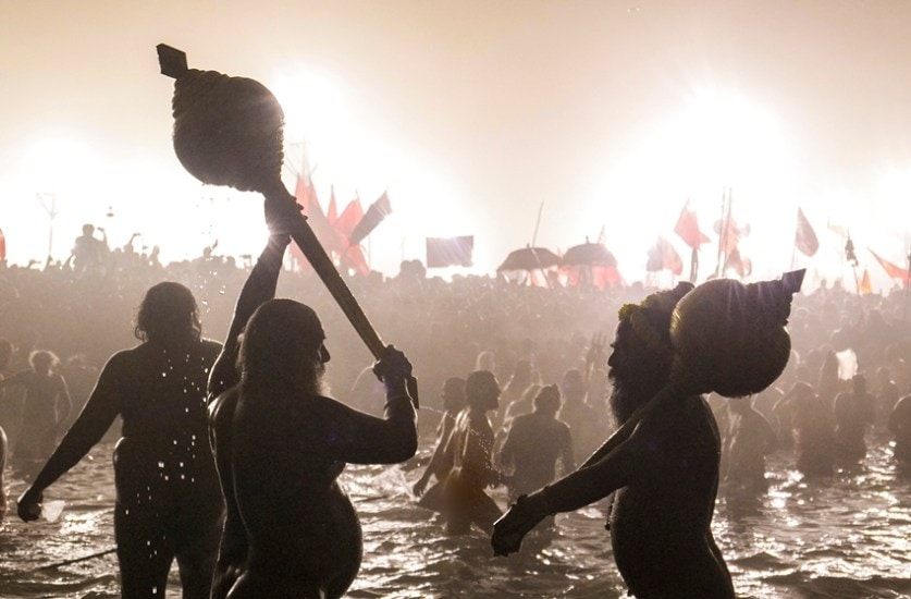 Amrit bath in Kumbh Mela