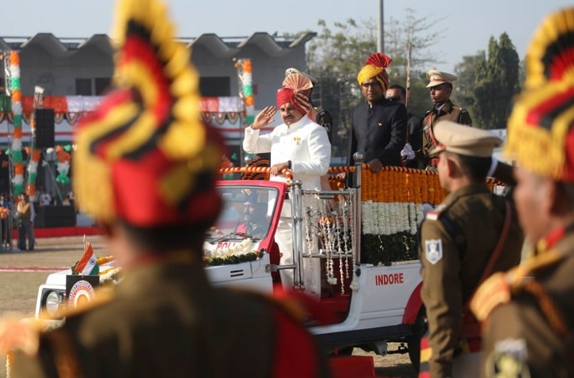 Indore Flag Hoisting