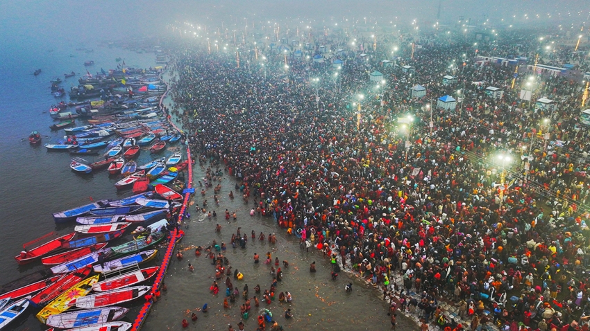 Pilgrimage at Prayagraj