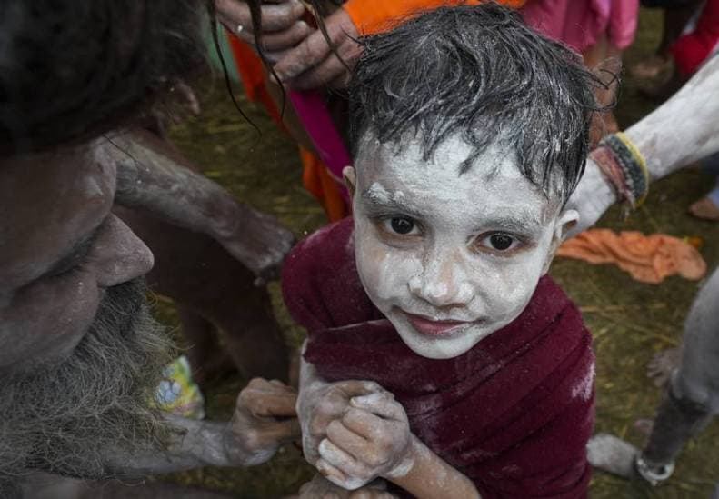 Maha Kumbh Mela 2025 Smallest devotees