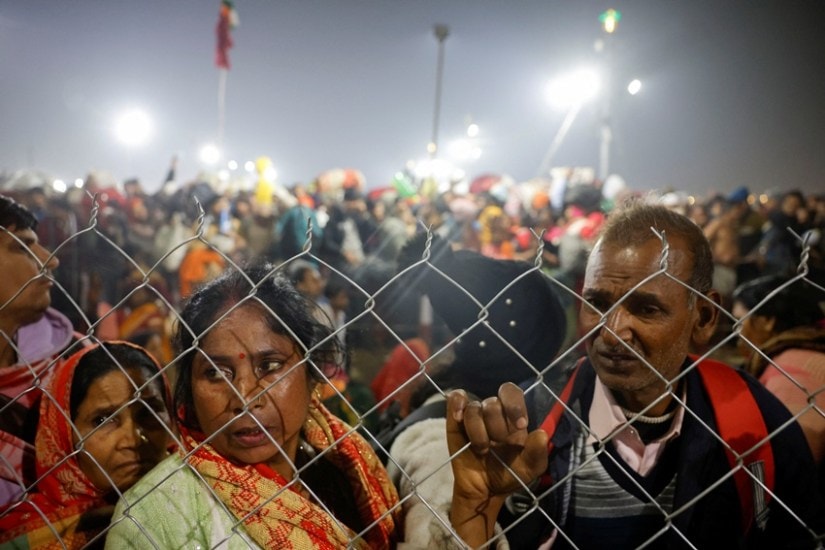 stampede during mauni amavasya bath