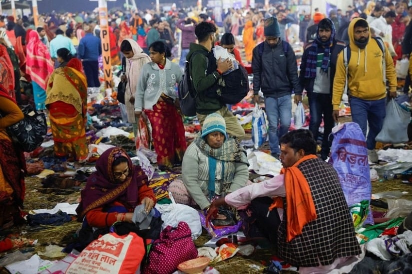 stampede on Sangam's nose