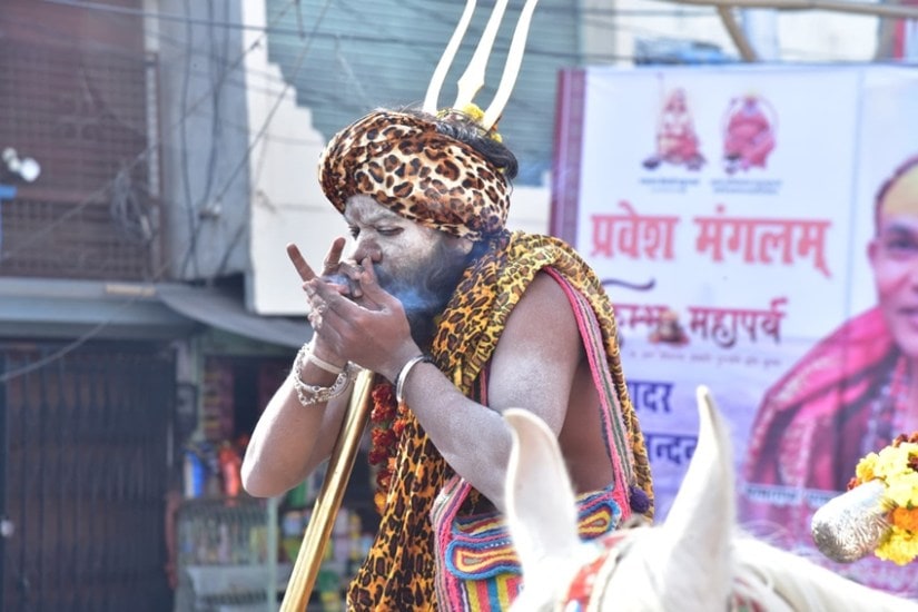 Pilgrims at Sangam Prayagraj