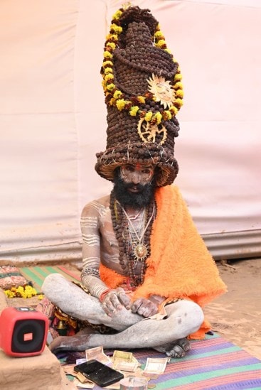 Foreign tourists at Kumbh 2025