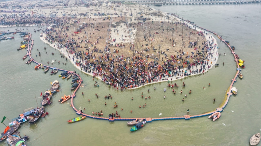 Conclusion of the great Shivratri Kumbh Mela