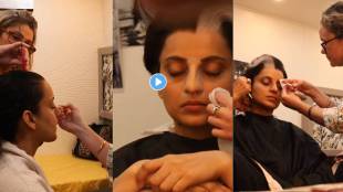 kangana ranaut makeup indira gandhi prosthetic make up