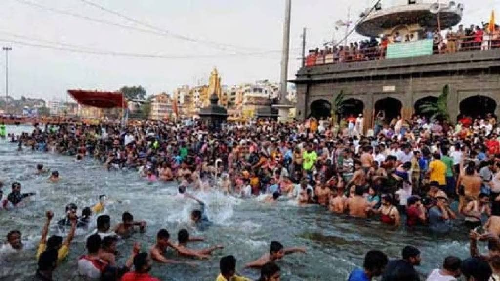 plan to increase the length of the ghats for kumbh mela discussed in weekly meeting