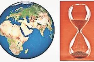 Correlation between geological events and their time